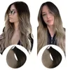 Fita balayage em extensões de cabelo humano ombre cor trama da pele fita invisível ins extensão cabeça cheia 100g40pcs4899632