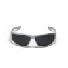 Zonnebrillen y2k wrap rond futuristische ovale sport zonnebril 2024 trendy mode tinten vintage punk goggle brillen