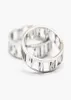 S925 Sterling Silver White Gold Numerals Para pierścień w stylu europejskim Digital Hollowout Fashion Młodzieżowe akcesoria J25073958