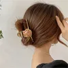 ヘアクリップビンテージサテンローズフラワーアクセサリー