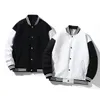 Thin Bomber Jackets Mens Par Baseball Jacket Kvinnor som skarvade Windbreaker Unisex Style Varsity Custom Streetwear 240102