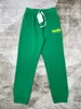 Sweats à capuche pour hommes à la mode vert pantalon à capuche costume décontracté ample brodé Tennis lettre sweat-shirt