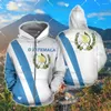 Erkek Hoodies 3 Baskı Est Guatemala bayrak özel adı benzersiz komik hrajuku sokak giyim unisex casual hoodies/zip/sweatshirt