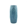 Vasi Vaso di plastica Colore nordico Decorazione creativa della camelia Fiore bagnato e secco Smalto imitazione resistente alle cadute