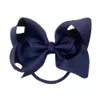 40 unids 20 pares 4.5 "Boutique Hair Bows Tie Baby Girls Kids Niños Pigtail Bows Banda de goma Cintas para el cabello 231229