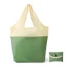 Shopping Bags Foldable Eco-Friendly Supermarket Bag Large Capacity Shoulder Grocery Food Package Waterproof Folding Handbag