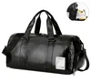 DesignErgym Bag Leather Sports Bags Big Mentraining Shoes Lady Fitness Yoga Travel Luggage Shood Black Sac de Sport8302669