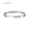 Bracelet de mode pour dames de pneus de voiture en or rose et en argent pour hommes et femmes, tendance universelle, carte incrustée de diamants, maison ouverte plaquée avec boîte d'origine