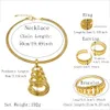 Ювелирные изделия из Дубая, женский комплект золотых пластин, модное колье-подвеска, большие серьги, нигерийское африканское ожерелье, серьги, браслет, кольцо Bijoux 240102