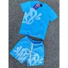 Tshirts masculino Conjunto 5A Tee Impressa Designer camiseta curta Y2K Tees Syna World Graphic Camise