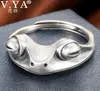 925 Sterling Silver Frog Open Rings for Women Men Vintage Punk Animal Figure Ring Thai Silver Fashion Party Jewelry4959320