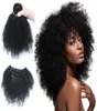 4B 4C Afro Kinky Krullend Clip In Human Hair Extensions 7pcsSet Braziliaanse Maagd Haar Natuurlijke Haar Clip Ins 4b 4c5818960