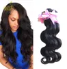 Cała nieprzetworzona brazylijska peruwiańska malezyjska indyjska dziewicza dziewicza ludzkie włosy Weave Fave Fave Remy Human Hair Extensions NAT9001727