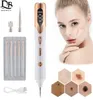 Stylo Plasma taupe pointant tatouage tache de rousseur élimination des étiquettes de verrues dissolvant de taches foncées pour le visage LCD outils de soins de la peau Machine de beauté 2202241872166