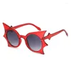 Óculos de sol 2024 borboleta vintage halloween mulheres bat punk eyewear mulheres/homens óculos engraçados lunette de soleil femme uv400