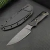 15600 Raghorn Nylon glass fibre Handle Hunting Knife D2 Blade Camping Fixed with Sheath