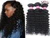 Entier 9a Cheveux Vierges Brésiliens Vague Profonde Non Transformés Brésiliens Vague Profonde Bouclée Extensions de Cheveux Humains Vague Profonde Cheveux 3 bundles611997690131