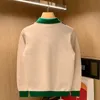 Frühling Herbst Stricken Polo-Shirt Männer Casual Umlegekragen Taste Mode Farbe Streifen Schlank Tops Eis Seide Fit T-shirts 240102