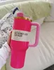 Ready To Ship sell well 1:1 Same THE QUENCHER H2.0 Cosmo Pink Parade TUMBLER 40 OZ 304 swig wine mugs Valentine's Day Gift Flamingo water bottles GG0104