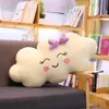 Gigante Estilo Kawaii Nuvem De Pelúcia Travesseiro Almofada Macia Lovey Sorriso Nuvem De Pelúcia Brinquedos Para Crianças Bebê Crianças Menina Presente 231229