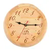 Relógios de parede Sauna Relógio de madeira Equipamento de sala de vapor Temporizador decorativo Pendurado Ampulheta