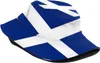 Berets Scotland Flag Flag Busket Hats Fashion Sun Cap Paknable Outdoor Scottish Fisherman Hat dla kobiet i mężczyzn