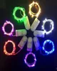 LED Fairy Lights Battery Operated String Light 1M 2M 3M Watertproof Silver Firefly Starry Lights9657093