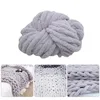 Couvertures Chunky Couverture Fil Fluffy Chenille Ligne Parfait pour le jet doux et le bras de bébé tricotant crochet bricolage projet d'artisanat