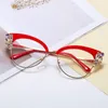 Sunglasses Retro Cat Eye Optical Frames Men Prescription Reading Glasses Blue Light Blocking Women Clear Lens Spectale Eyeglasses