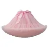 4 kolory petticoat kobiety lolita cosplay halki a-line puffy tutu spódnica warstwowa balet Pettispirts Big Bowknot Underskirt 240102