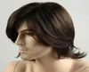 short Men Synthetic Wigs Natural Black Color Natural Wavy Hair Short Men Wigs Straight Hair Black Mens Wig Synthetic Heat Resistan8385907