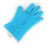 Kitchen Microwave Oven Baking Gloves Thermal Insulation Anti Slip Silicone Five-Finger Heat Resistant Safe Non-toxic gloves 50 PCS W95955 LL