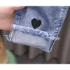 Kleidung Sets Mädchen Modische Herbst Anzug 2024 Koreanische Mode kinder Tragen Mädchen Baby Hemd Jeans Zwei Stück Set