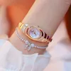 Montres-bracelets BS Bee Sister Femmes Montres à quartz Petite montre pour argent en acier inoxydable Mode Femme Poignet Dames 2024