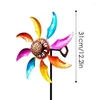 Tuindecoraties Kleurrijke Windspinners 12,2 inch Metalen Grote Pinwheels Decoratieve Binnenplaats Windmolen Voor Feest Buiten Tuin Home Decor