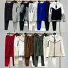 Fleece heren tracksuit ritsjacks en sportbroeken sets ontwerper tech vrouw geborduurde letter tracksuits jogger goedkoop loe