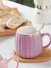 Fincan tabakları internet ünlü instagram nordic tarzı altın boyalı kahve fincanı kaşık kupası su minimalist süt