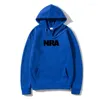 Sweats à capuche pour hommes NRA Solid Logo Hoody - Vêtements d'extérieur sous licence officielle Hipster masculin