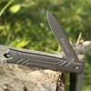 Outdoor Camping 3cr13v Knife Stainless Steel Folding Multi functional Portable Divine Pen Tactical