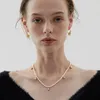 Pendants Fashion Natural Freshwater Pearl Star Gold Chain Chain Collier Femme Designer Europe Amérique Bijoux Fancy Charme Cadeau Tendance