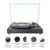 Vintage Portable Phonograph 33/45/78rpm Turntables Vinyl LP Record Phono Player Gramophone Bluetooth Speaker Music Player 240102