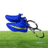 Keychains 3D Mini Sneaker Keychain Shoes Model Backpack Pendant For Boyfriend Birthday Party Present Keyring