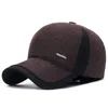 Bal Caps Warm Heren Winter Wol Baseball Cap Oorkleppen Merk Snapback Hoeden Dikker Katoen Voorzien Gorra Hombre Trucker