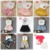 Vêtements pour bébés filles, ensemble d'été à la mode pour filles de dessin animé, costumes pour bébés, t-shirt et pantalons pour enfants, ensemble de vêtements pour enfants, boutiques de bonne qualité ZZ