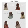 Buddha statues small monk color sand ceramic home club geomantic decoration Purple Sand Figurines Tea Pet 240102