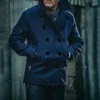 Vestes pour hommes automne hiver veste porter coupe-vent manteau chaud mode couleur unie tweed homme style britannique business gentleman hauts