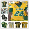 Camisas de futebol universitário do estado de Dakota do Norte Bison NDSU Cam Miller Cole Payton Hunter Luepke Johnson Noah Gindorff Zach Mathis James Kaczor Trey Lance Carson Wentz