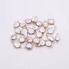 Pendant Necklaces Natural Freshwater Pearl Connector Irregular Baroque Pendants For Jewelry Making DIY Necklace Bracelet Accessory