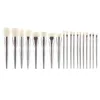 19pcs/set High quality full functional Makeup brushes Set Powder Blusher Highlight Eyeshadow eyebrow Make up brushes silver coat240102