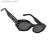 Güneş gözlükleri küçük asetat güneş gözlükleri b1u marka tasarımcısı siyah gözlük kadın tonları kadınlar için moda güneş gözlükleri erkekler kadın güneş gözlükleri q240102